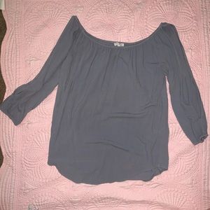 Off the shoulder shirt